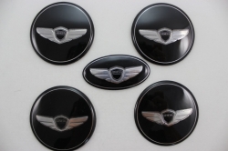 KDM 7ks sada emblémů Genesis Wing - Hyundai Genesis Coupe (10 - 15)