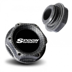 RS Type hliníkové víčko Carbon - Mazda MX5, RX7, RX8, 3, 6 atd., logo Spoon