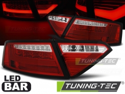 Tuning-Tec zadní čirá světla Red LED Bar - Audi A5 Coupe (07 - 11)