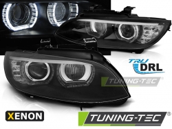 Tuning-Tec přední čirá světla DRL Black AFS - BMW E92 Coupe / E93 Cabrio (06 - 10)