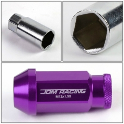 DNA odlehčené matice na kola JDM Racing 20ks - M12x1.5 Purple