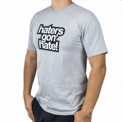 Skunk2 bavlněné tričko Haters - barva šedá