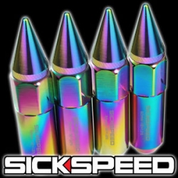 Sickspeed kolové matice 60mm Tuner - Neochrome s hrotama