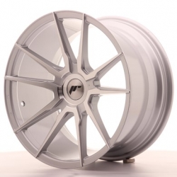 Japan Racing JR21 - 18x9,5 ET20 - 40 4x100 - 4x114,3 a 5x100 - 5x120, barva Silver Machined