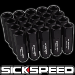 Sickspeed ocelové kolové matice 60mm Tuner - černé