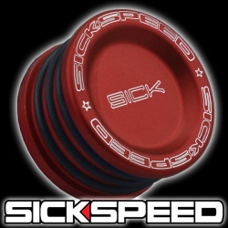 Sickspeed červené hliníkové těsnění na vačky - Honda Civic, Del Sol, Integra, Prelude, S2000