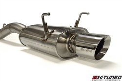 K-Tuned 3" Oval Tube catback výfuk - Honda Civic Type-R EP3 (02 - 05)