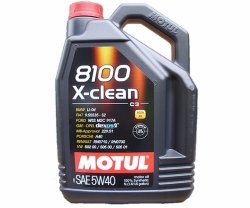 Motul 8100 X-clean 5W-40 - Motorový olej 5L