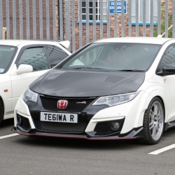 Tegiwa karbonová kapota Vented - Honda Civic 9G FK2 Type-R (15+)