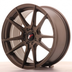 Japan Racing JR21 - 17x8 ET25 4x100/108, barva Matt Bronz