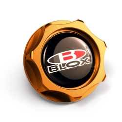 BLOX Racing hliníkové víčko na olej - , barva Gold