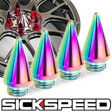 Sickspeed ozdobné hroty na kolové matice Sickspeed - sada 4ks, barva Neo