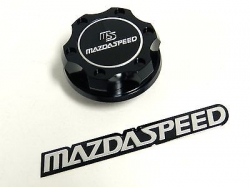 VMS Racing olejové hliníkové víčko Mazdaspeed - MX5, RX8, 323, 3 atd., barva černá