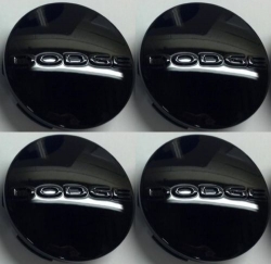 Dodge středové krytky na OEM kola - 4ks, Dodge, barva černá
