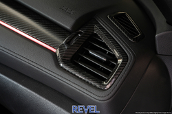 Revel Dry Carbon GT karbonové kryty výdechů ventilace - Honda Civic FK7 FK8 (17+)