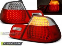 Tuning-Tec zadní čirá LED světla červená - BMW 3 E46 Cabrio (99 - 03)
