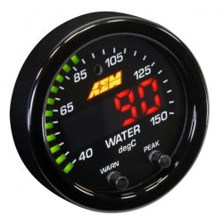 AEM digitální budík teplota vody / oleje - 52mm X-Series