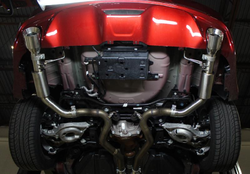 Mishimoto axleback výfuk PRO - Ford Mustang GT 5.0 V8 (15 -17)