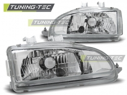 Tuning-Tec přední čirá světla Chrome - Honda Civic 5G EG (92 - 95)