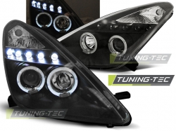 Tuning-Tec přední čirá světla Black - Toyota Celica T23 (00 - 05)