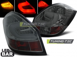 Tuning-Tec zadní čirá světla Smoke LED Bar - Škoda Fabia II (07 - 14)