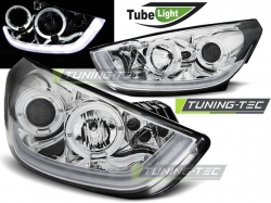 Tuning-Tec přední čirá světla Tube Light Chrome - Hyundai ix35 (10 - 13)