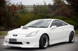 JapStyle lip JP Vizage pod přední nárazník - Toyota Celica T23 (00 - 02)