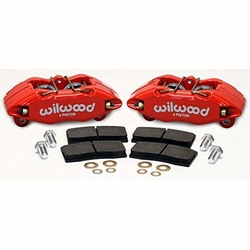 Willwood 4-pístkové přední brzdové třmeny s destičkama - Honda Civic / Integra (262mm kotouče)