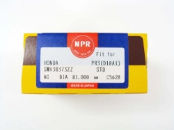 NPR sada pístních kroužků 81mm - Honda Civic B16 B18 / Del Sol / Integra (94 - 01)