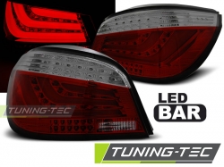 Tuning-Tec zadní čirá světla Red Smoke  LED Bar - BMW 5 E60 (03 - 07)