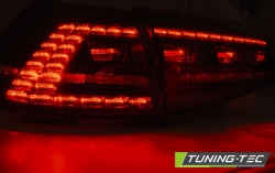 Tuning-Tec zadní čirá světla Red LED Seq R Look - Volkswagen Golf 7 (13 - 17)