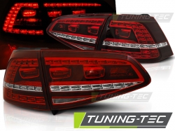 Tuning-Tec zadní čirá světla Red LED - Volkswagen Golf 7 (13 - 17)