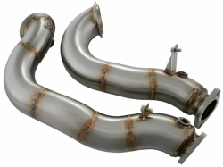 aFe Twisted steel downpipe Race Series - BMW 3 E9x 3.0tt N54 (07 - 10) / 135 E82 N54 3.0tt