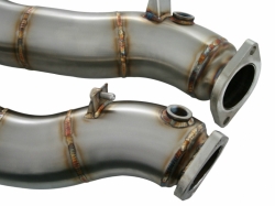 aFe Twisted steel downpipe Race Series - BMW 3 E9x 3.0tt N54 (07 - 10) / 135 E82 N54 3.0tt