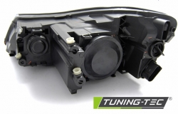 Tuning-Tec přední čirá světla Black - Škoda Octavia II (09 - 12)