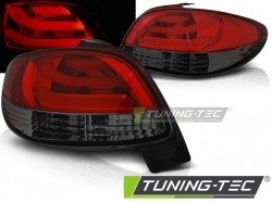Tuning-Tec zadní čirá LED Bar světla Red Smoke - Peugeot 206 Hatchback
