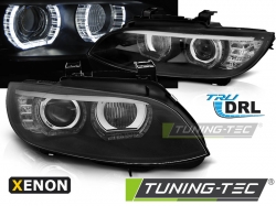 Tuning-Tec přední čirá světla DRL Black - BMW E92 Coupe / E93 Cabrio (06 - 10)