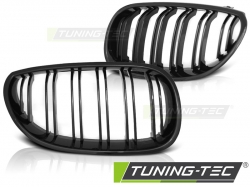 Tuning-Tec přední maska (ledvinky) Double Bar Glossy Black M-Look - BMW 5 E60 / E61 (03 - 10)