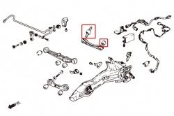 Hardrace sada silentbloků z tvrzené gumy pro zadní odklony - Honda Civic / CRX / Del Sol / Integra (88 - 01)