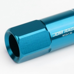 DNA matice na kola JDM Racing Open End 20ks - M12x1.5 Light Blue