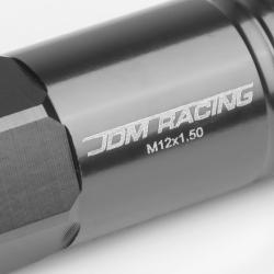 DNA matice na kola JDM Racing Open End 20ks - M12x1.5 Gun Metal