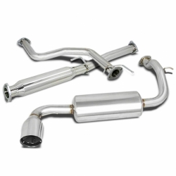 DNA catback výfuk s leštěnou koncovkou 115mm - Honda Civic 4G (88 - 91)