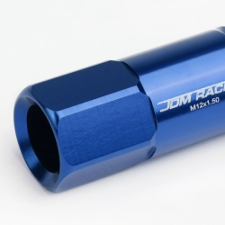 DNA matice na kola JDM Racing Open End 20ks - M12x1.5 Blue