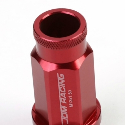 DNA odlehčené matice na kola JDM Racing 20ks - M12x1.5 Red