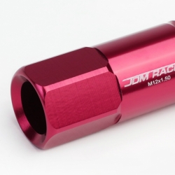 DNA matice na kola JDM Racing Open End 20ks - M12x1.5 Pink