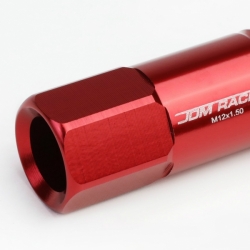 DNA matice na kola JDM Racing Open End 20ks - M12x1.5 Red