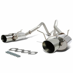 DNA Motoring catback výfuk Dual Rolled Tip - Ford Mustang 3.7 V6 (11 - 14)