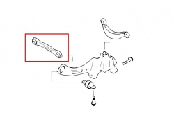 Hardrace zadní ramena sbíhavosti s Pillowbally - Mazda 3 BK BL (04 - 13) / Ford Focus MK1 MK2