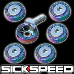 Sickspeed ozdobné podložky a šroubky - Neochrome