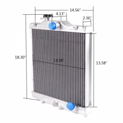 G-Plus hliníkový chladič - Honda Civic D14 D15 D16 SOHC (92 - 00)